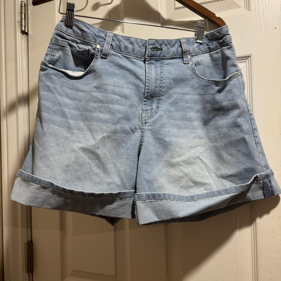 Pants - Light Blue Women's Jean Shorts
